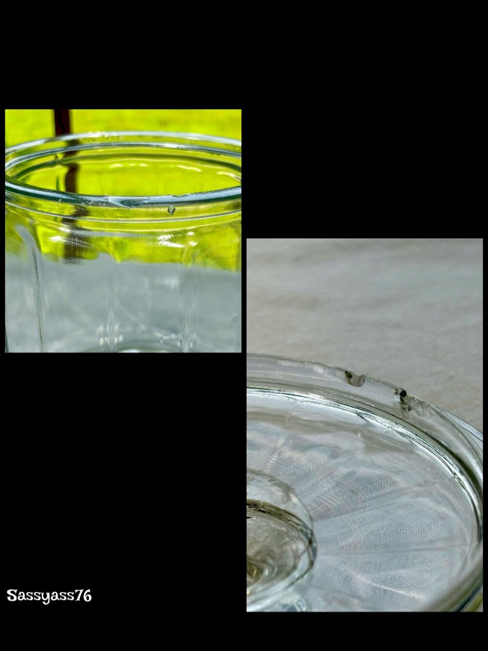 🆕VTG▪️8 Inch Tall Apothecary Style Paneled Clear Glass Storage Jar - Picture 6 of 6